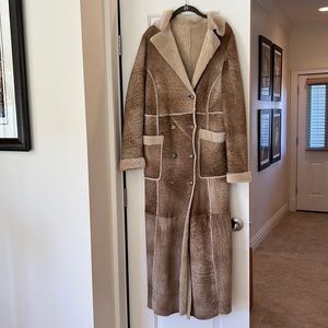 Shearling Leather Coat
